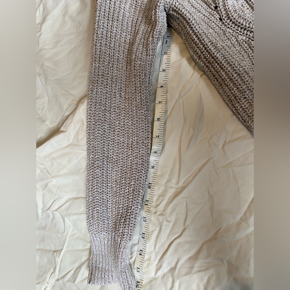 Style & Co button down beige/tan cardigan - Picture 5 of 6